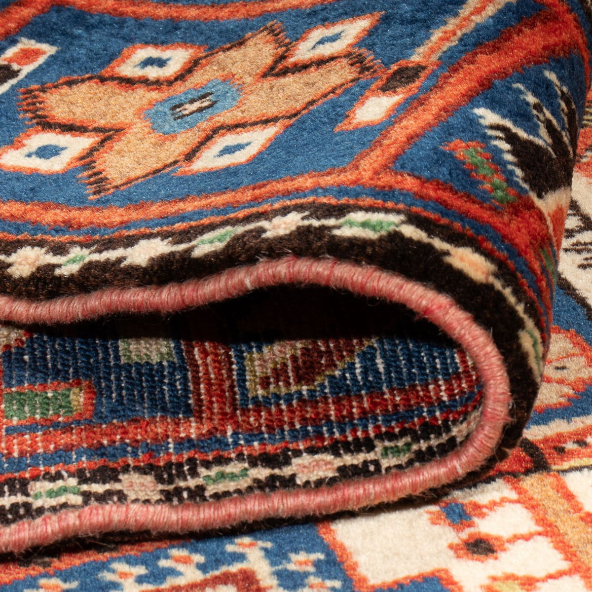 Perser Rug - Nomadic - 195 x 140 cm - blue