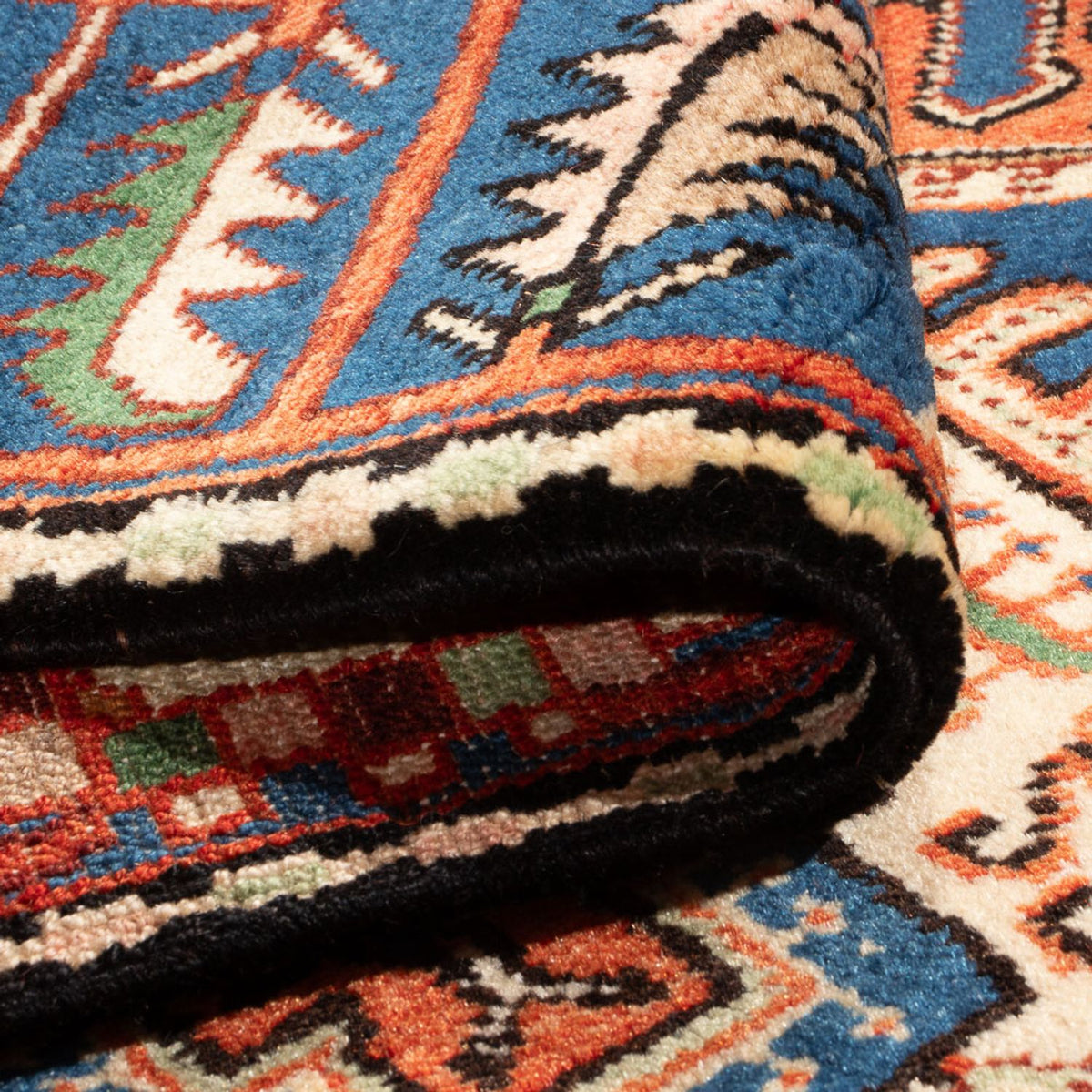 Perser Rug - Nomadic - 200 x 140 cm - blue