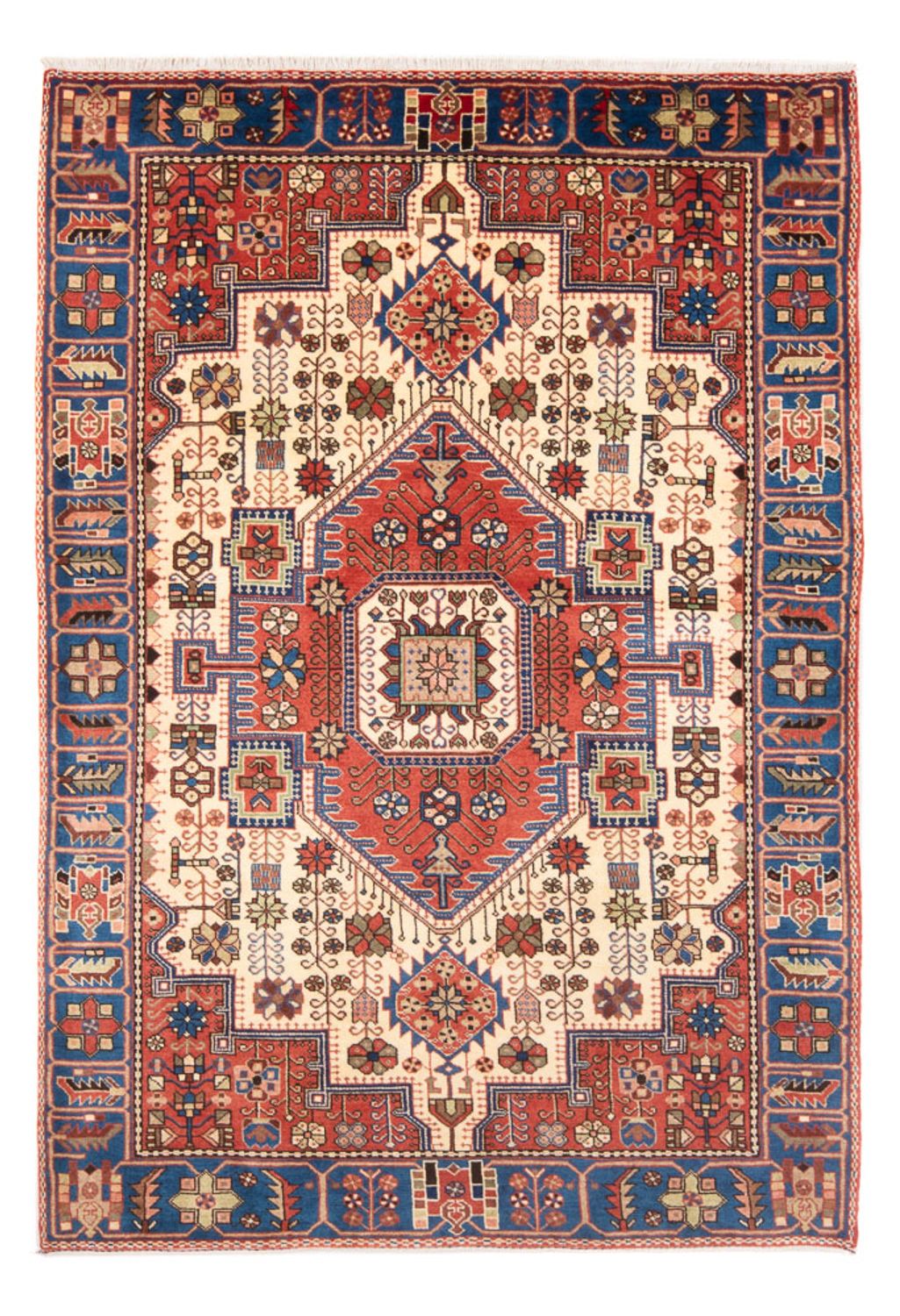Perser Rug - Nomadic - 203 x 140 cm - red