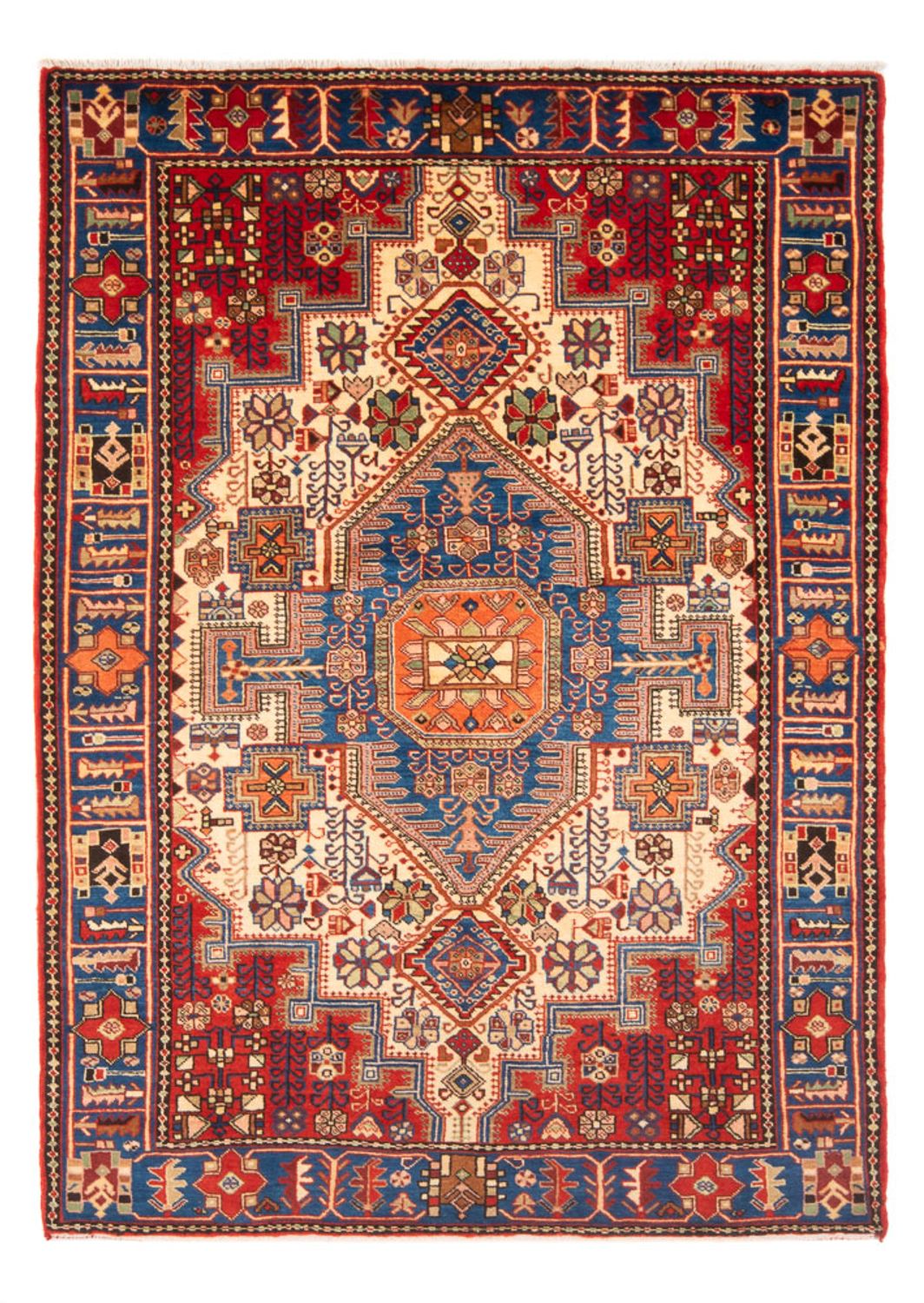 Perser Rug - Nomadic - 205 x 140 cm - blue