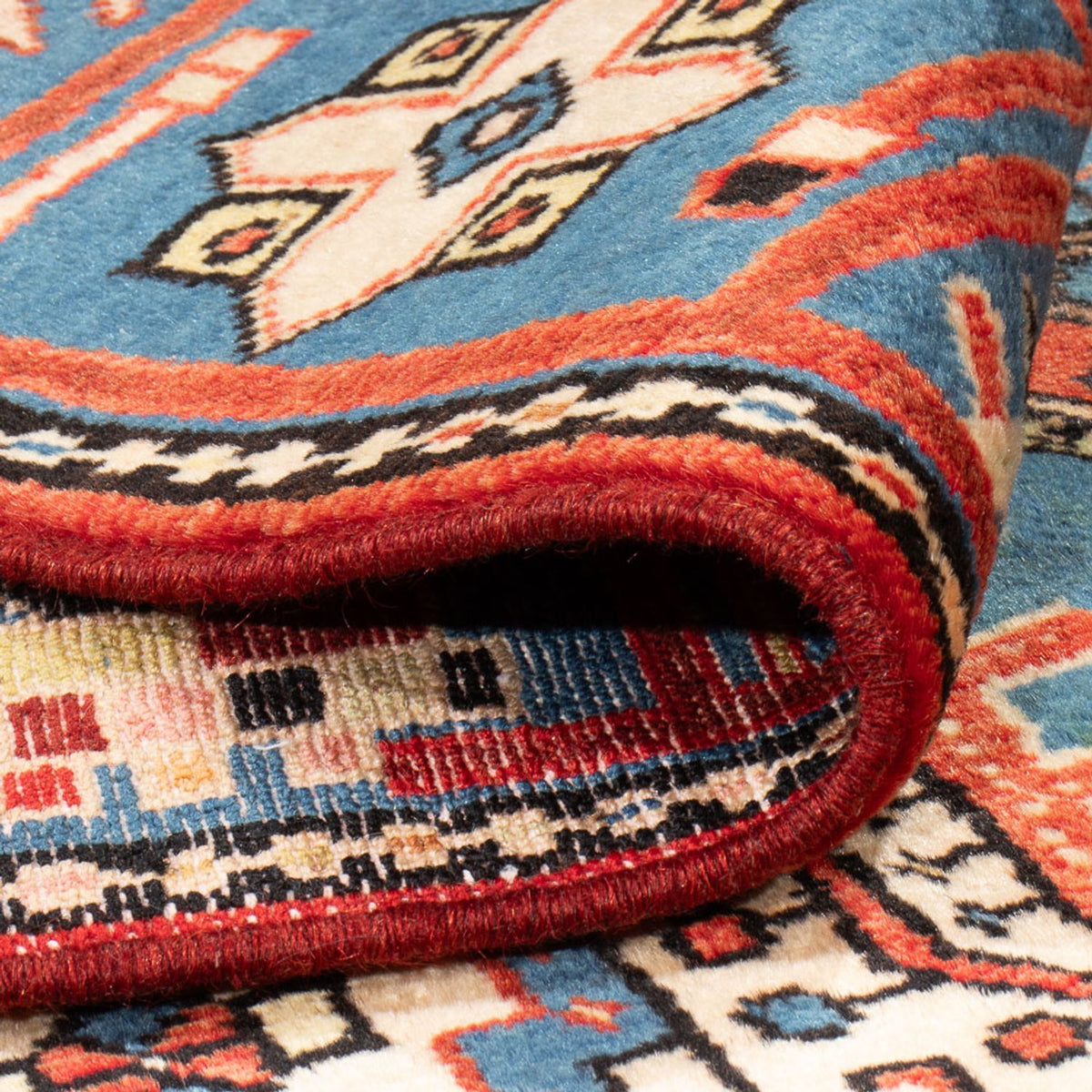 Perser Rug - Nomadic - 200 x 134 cm - blue