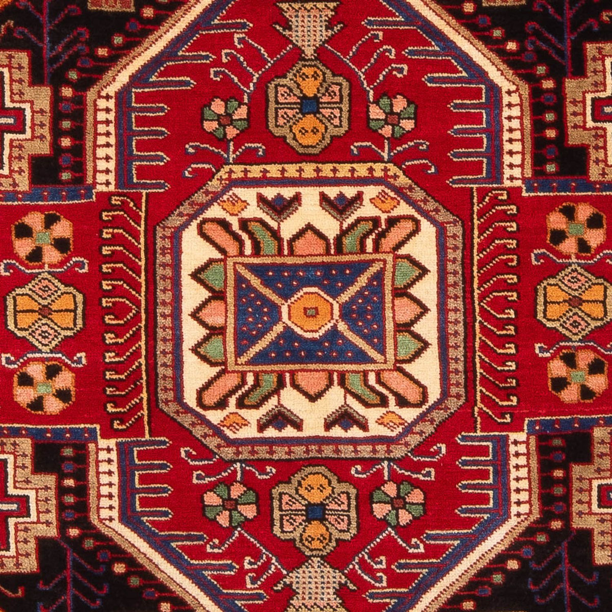 Perser Rug - Nomadic - 200 x 147 cm - bordeaux red