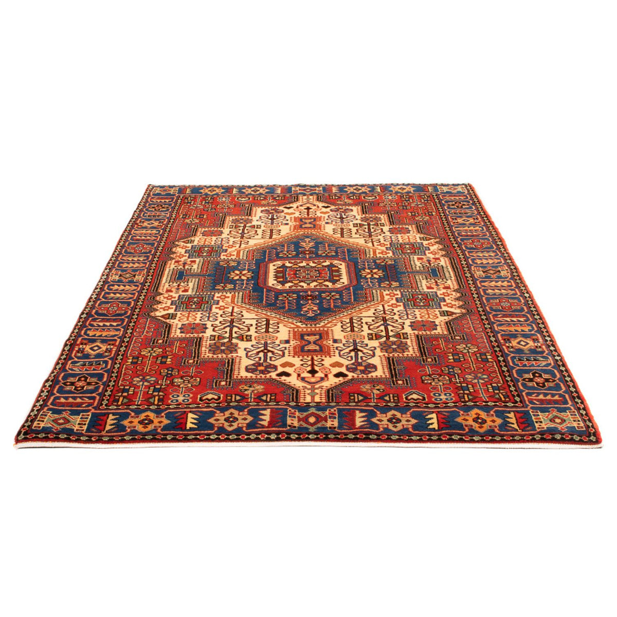 Perser Rug - Nomadic - 200 x 146 cm - light beige