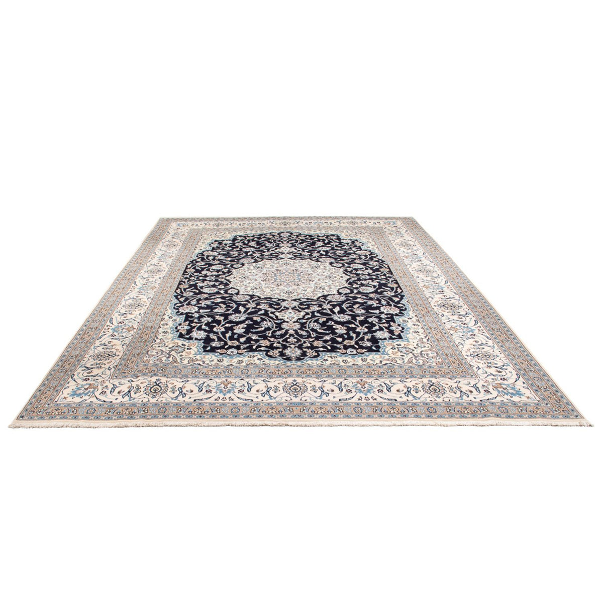 Perser Rug - Nain - 398 x 302 cm - dark blue