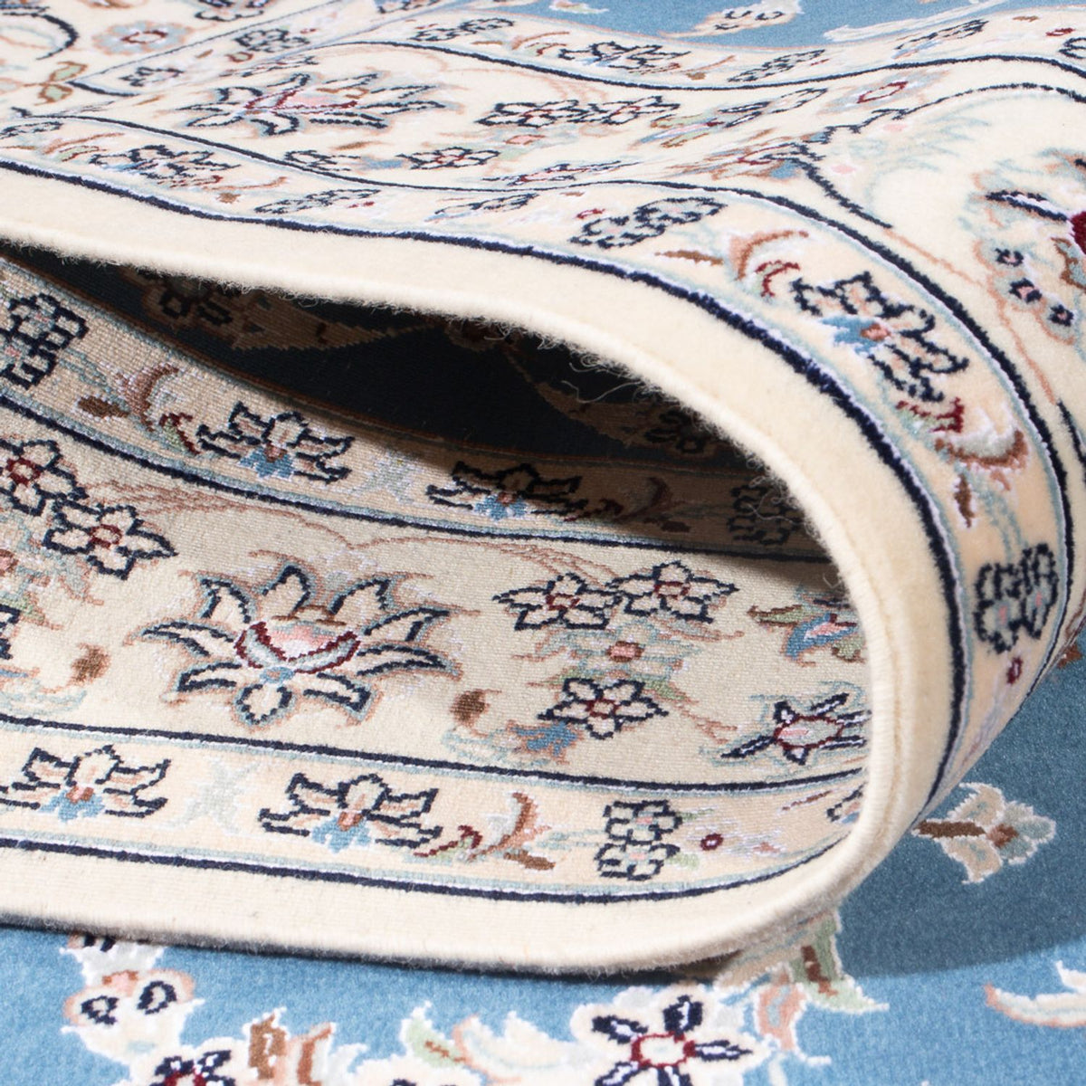 Perser Rug - Nain - Premium - 156 x 111 cm - blue