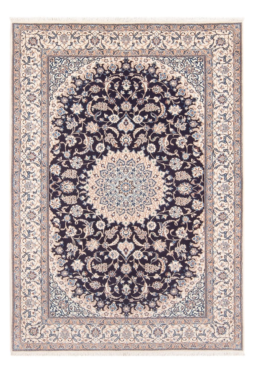 Perser Rug - Nain - Premium - 200 x 130 cm - dark blue