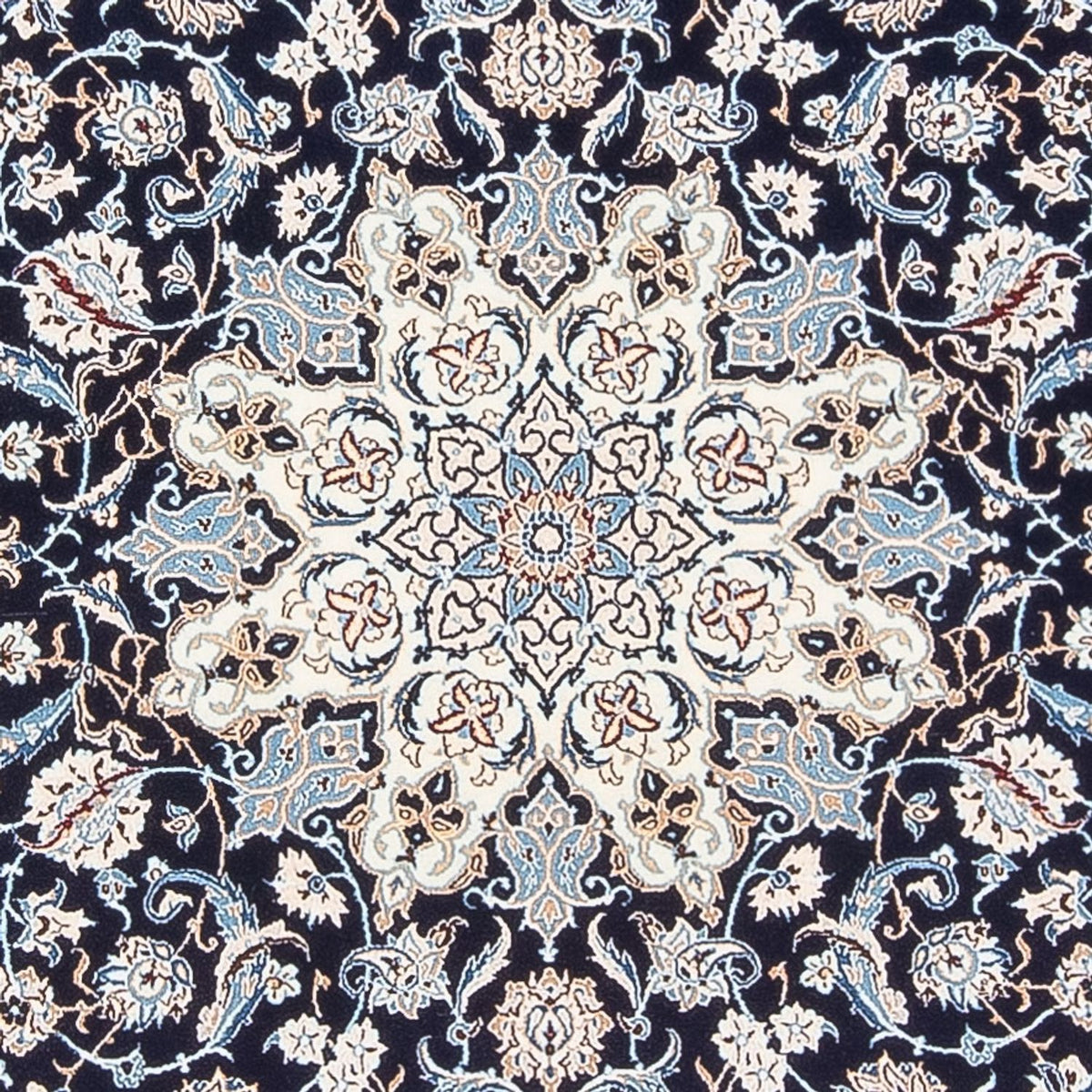 Perser Rug - Nain - Premium - 198 x 130 cm - dark blue