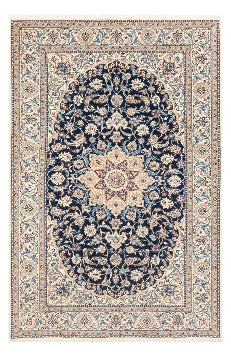 Perser Rug - Nain - Premium - 196 x 133 cm - dark blue