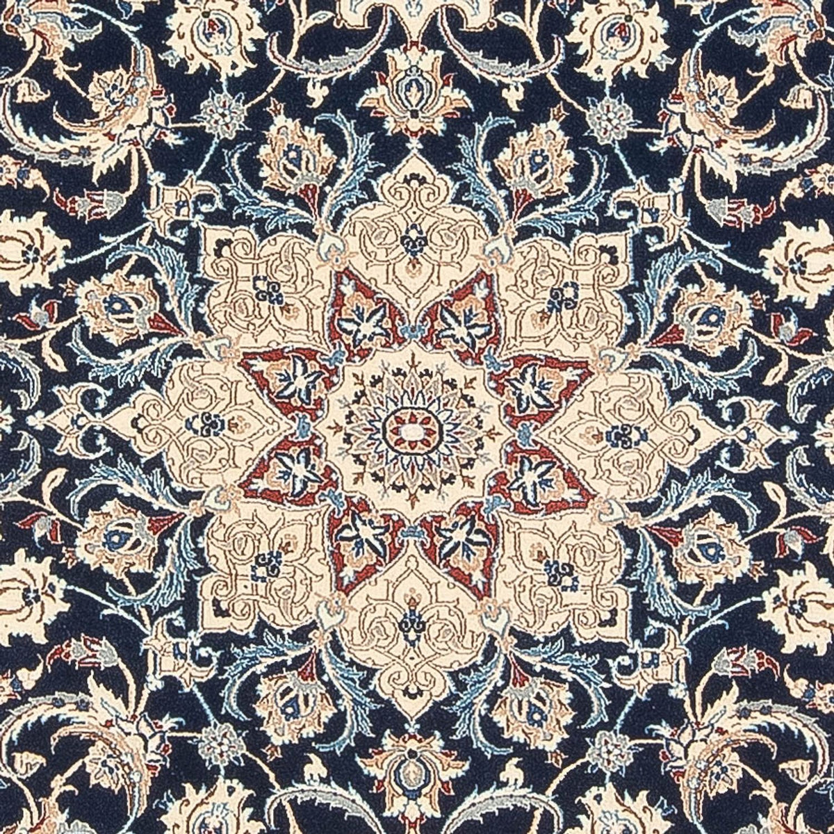 Perser Rug - Nain - Premium - 196 x 133 cm - dark blue