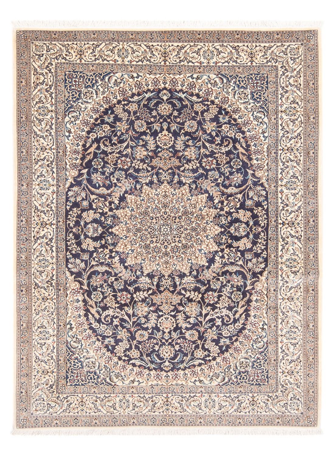 Perser Rug - Nain - Premium - 188 x 130 cm - dark blue
