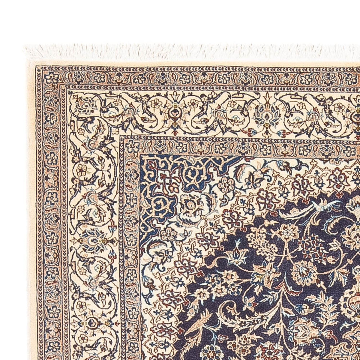Perser Rug - Nain - Premium - 188 x 130 cm - dark blue