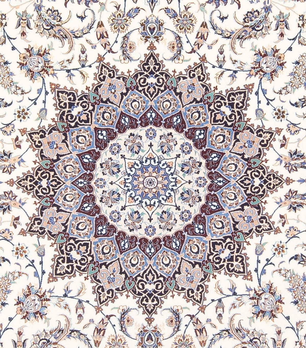 Perser Rug - Nain - Premium square  - 308 x 308 cm - cream