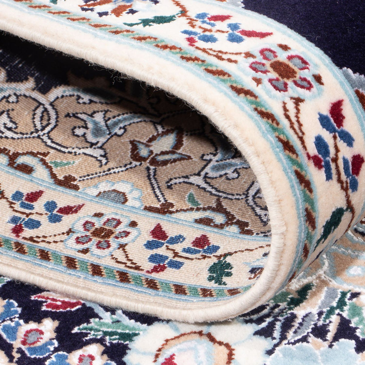 Runner Perser Rug - Nain - Premium - 227 x 48 cm - dark blue