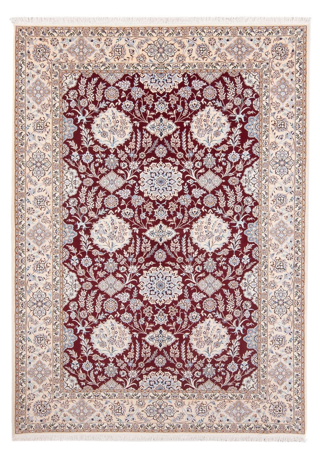 Perser Rug - Nain - Premium - 229 x 153 cm - red