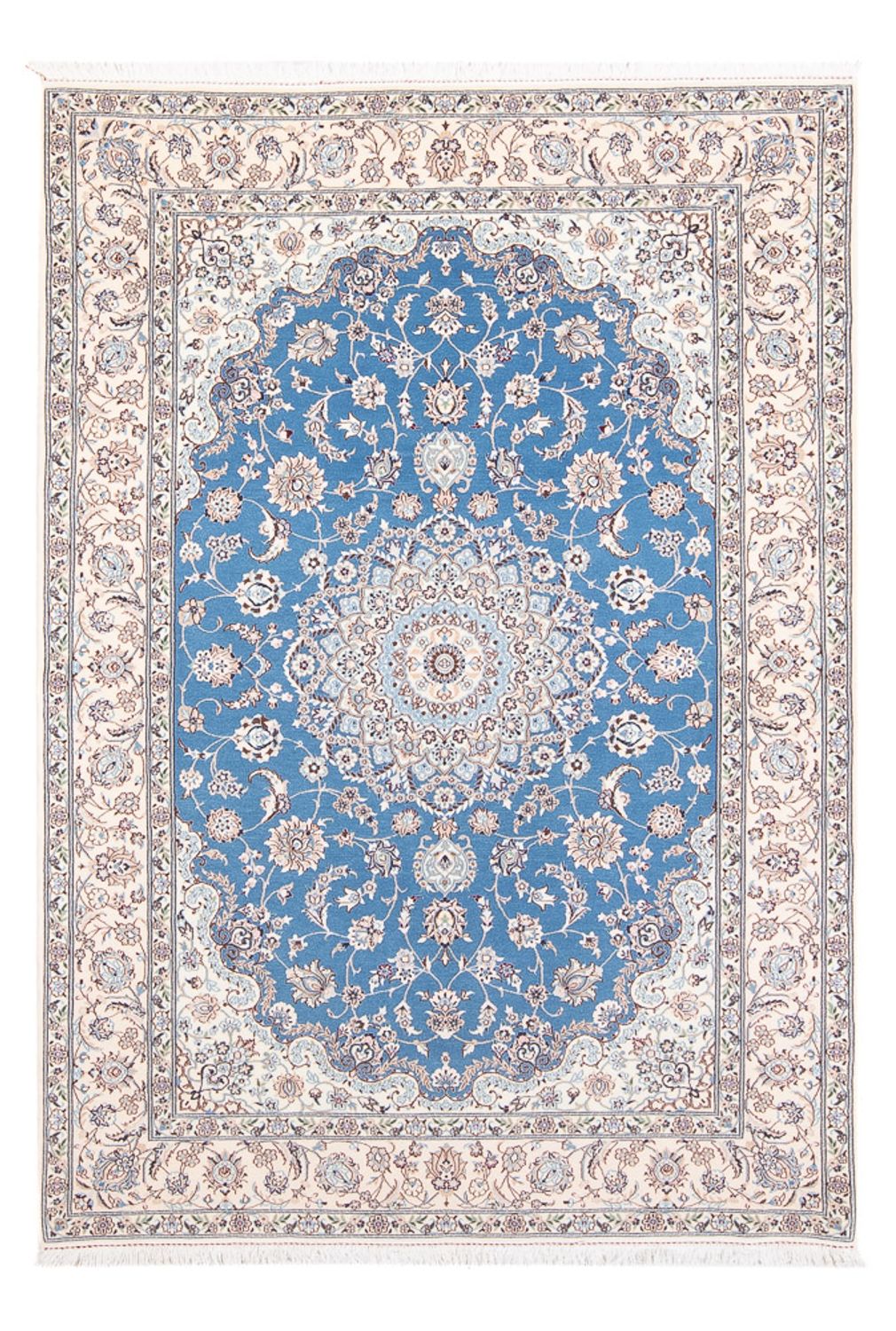 Perser Rug - Nain - Premium - 198 x 131 cm - blue