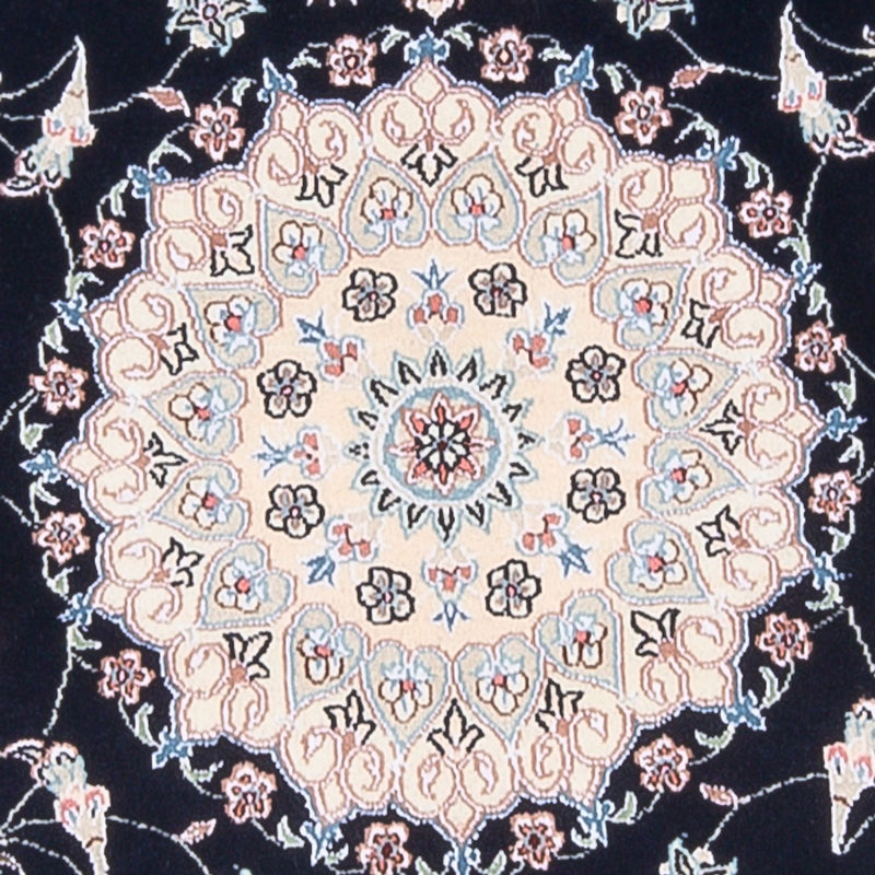 Perser Rug - Nain - Premium - 141 x 93 cm - dark blue