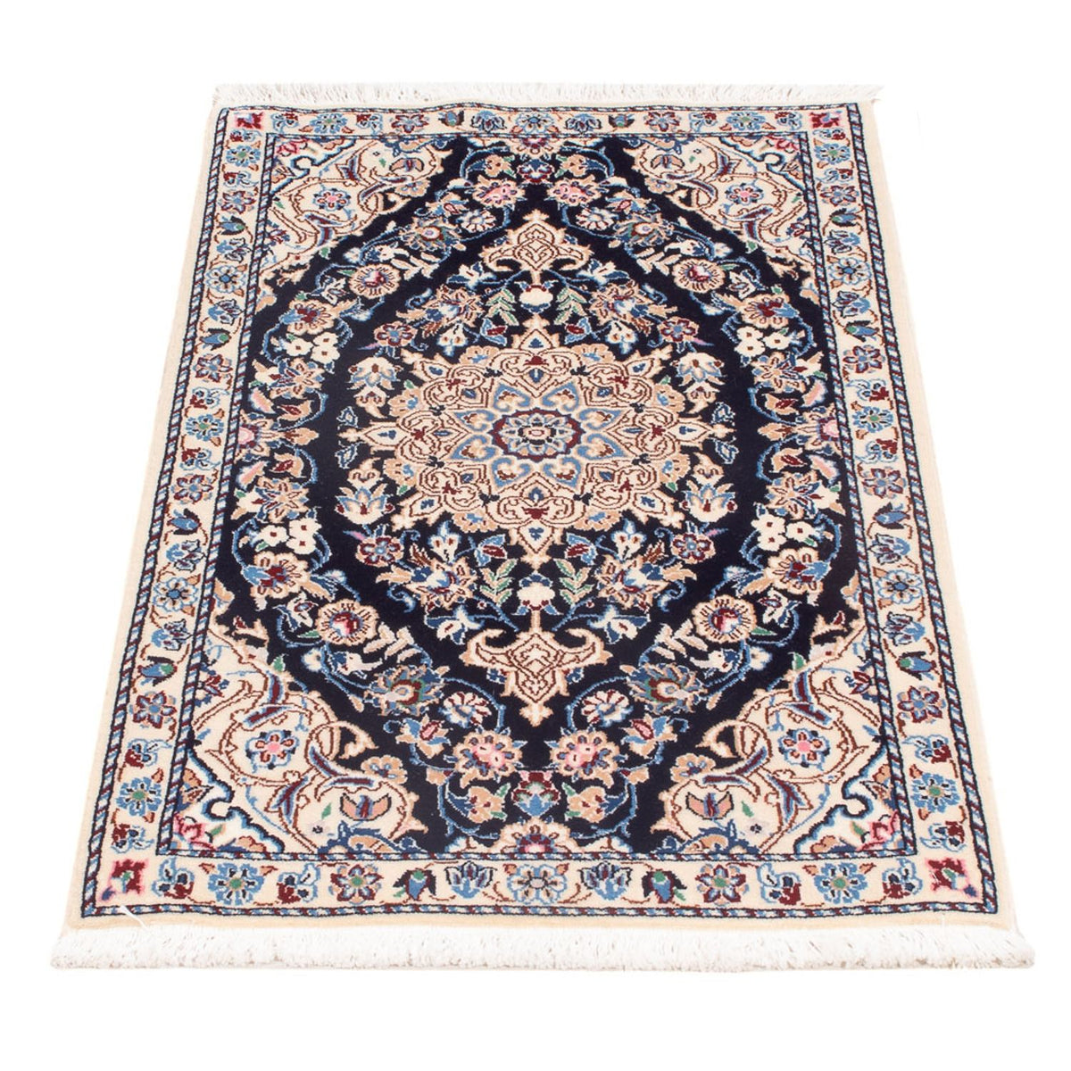 Perser Rug - Nain - Premium - 83 x 48 cm - dark blue