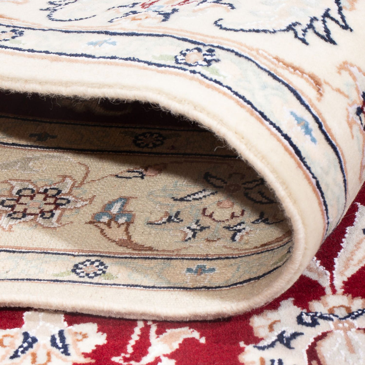 Perser Rug - Nain - Premium - 125 x 83 cm - red