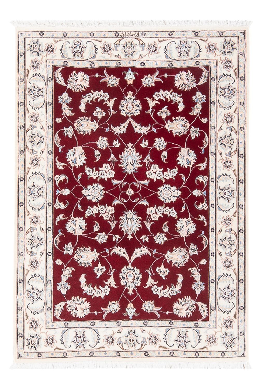 Perser Rug - Nain - Premium - 118 x 83 cm - red
