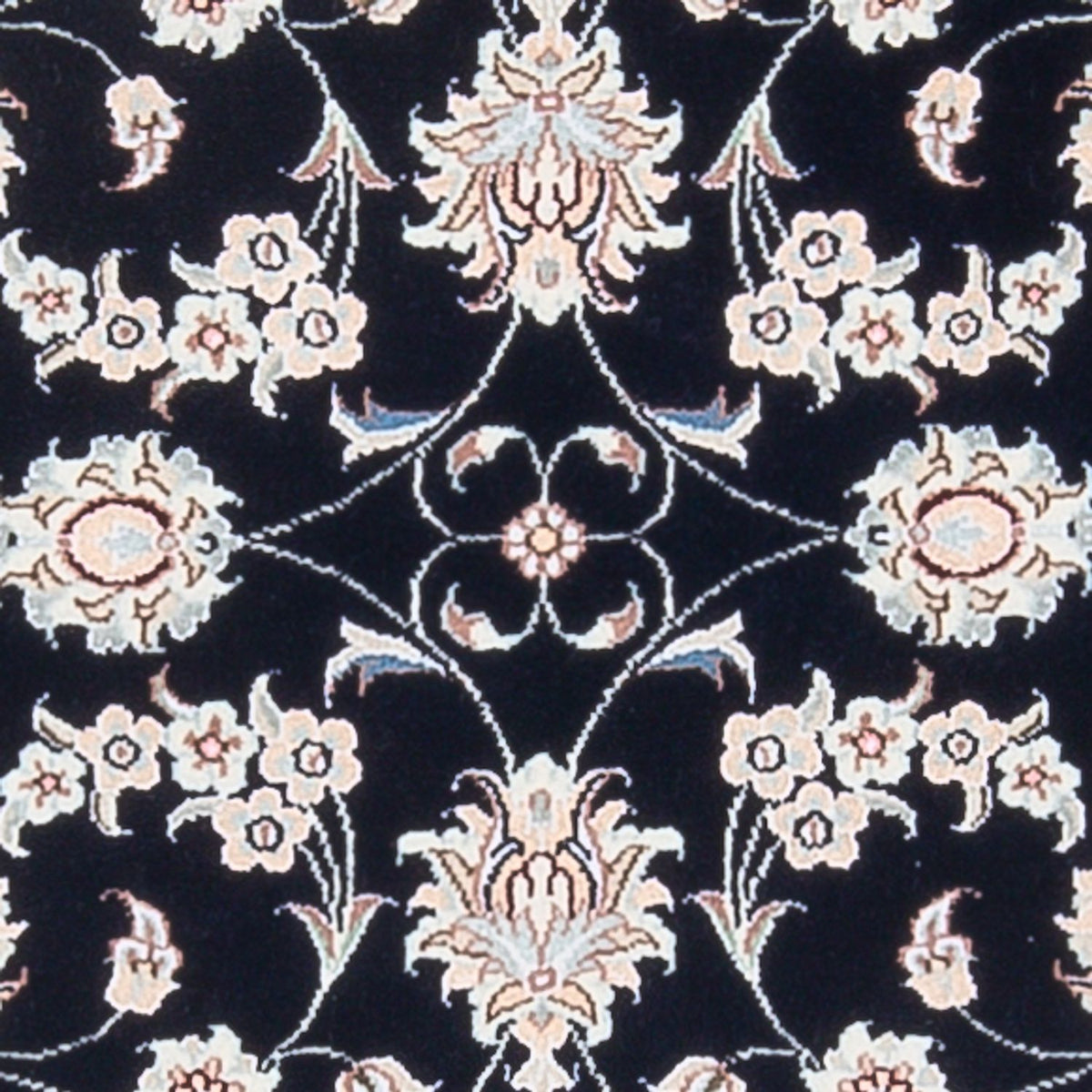 Perser Rug - Nain - Premium - 123 x 81 cm - dark blue