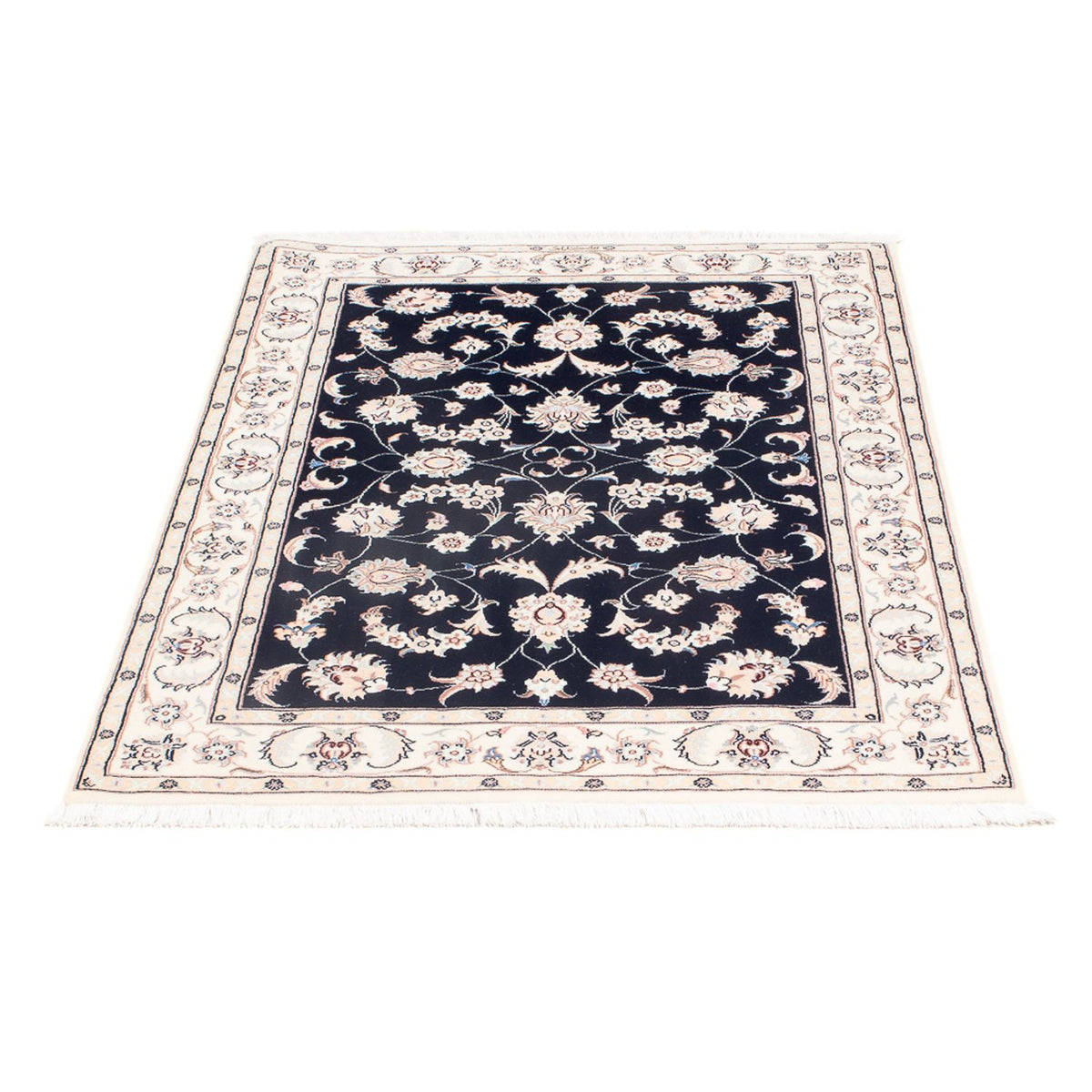 Perser Rug - Nain - Premium - 123 x 81 cm - dark blue