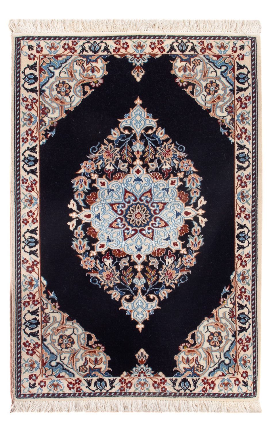 Perser Rug - Nain - Premium - 75 x 50 cm - dark blue