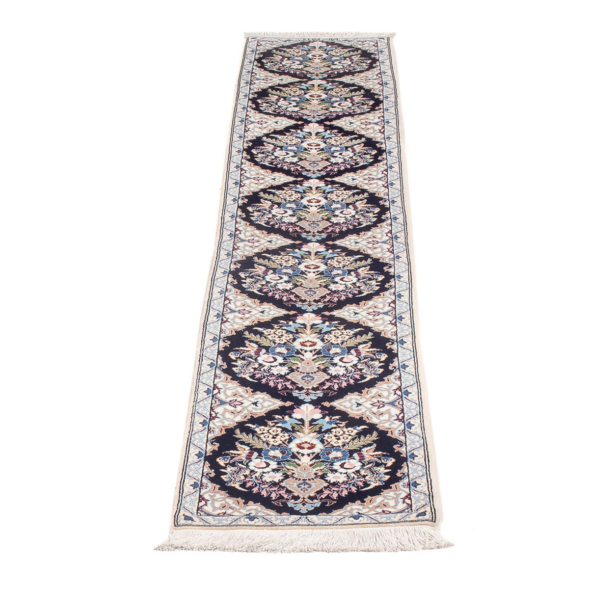 Runner Perser Rug - Nain - Premium - 213 x 35 cm - dark blue