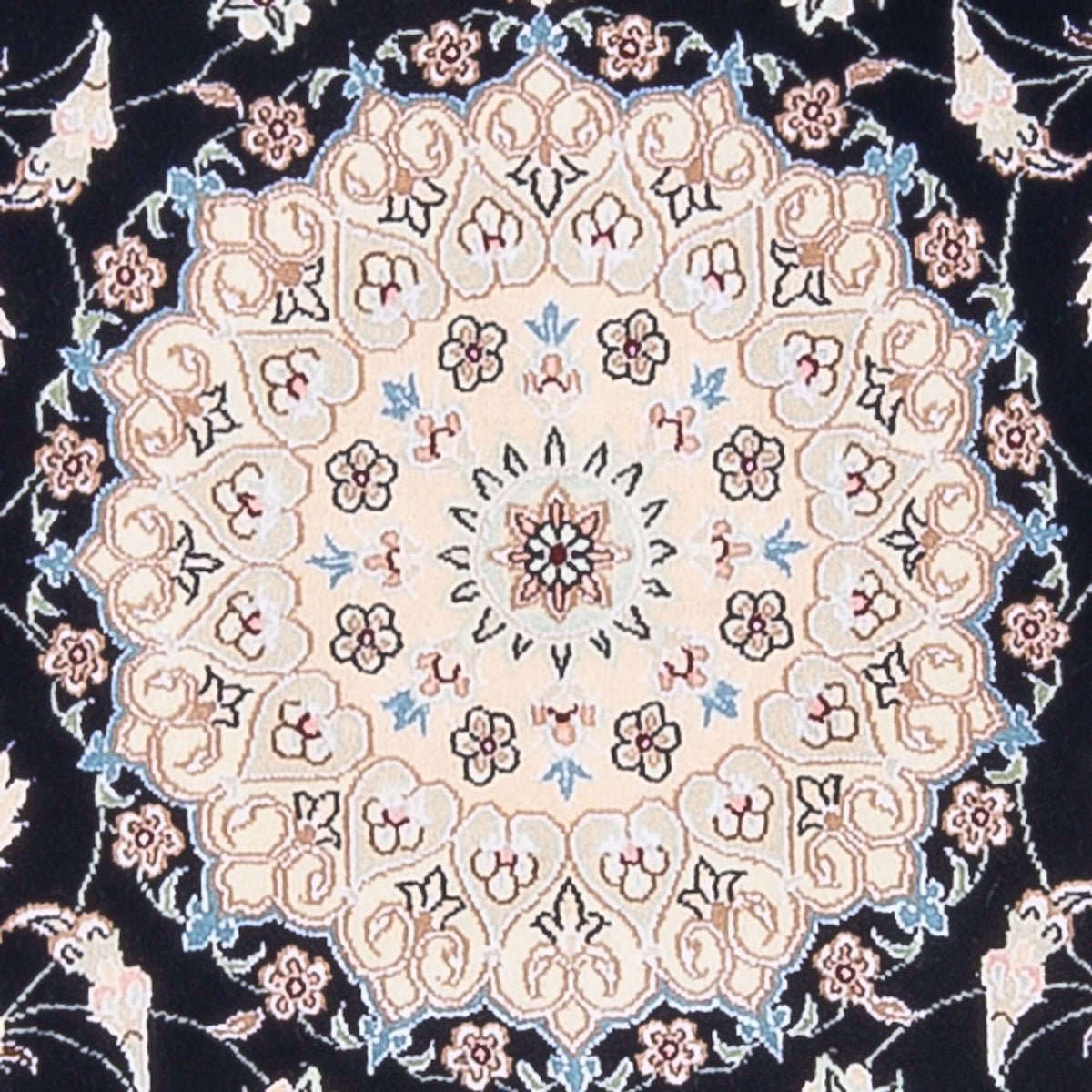 Perser Rug - Nain - Premium - 144 x 90 cm - dark blue