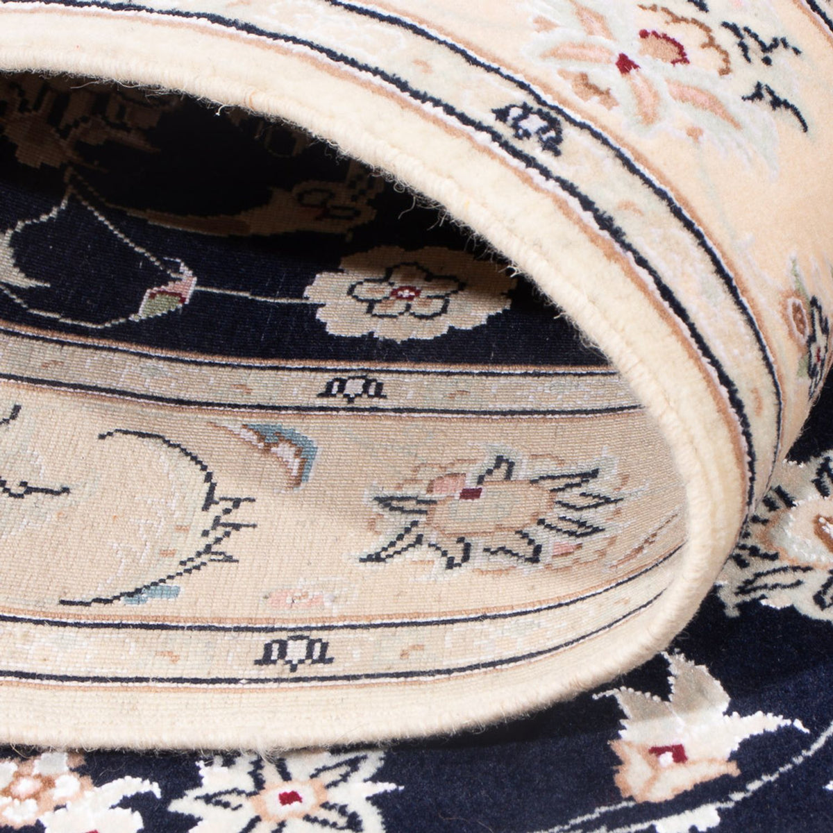 Perser Rug - Nain - Premium - 144 x 90 cm - dark blue