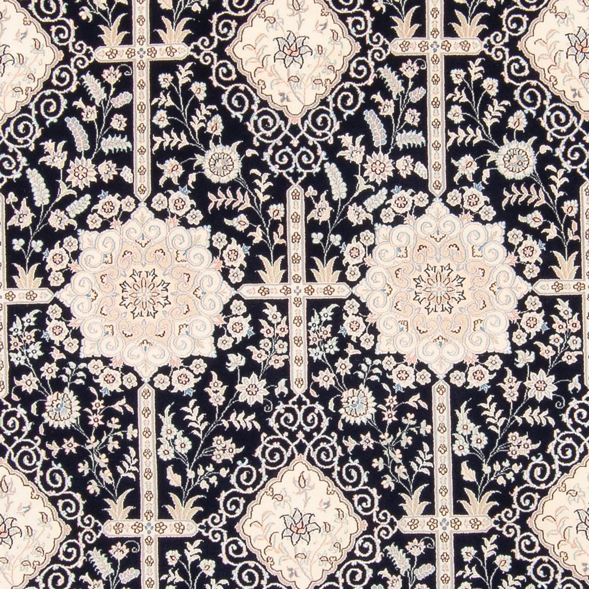 Perser Rug - Nain - 263 x 245 cm - dark blue