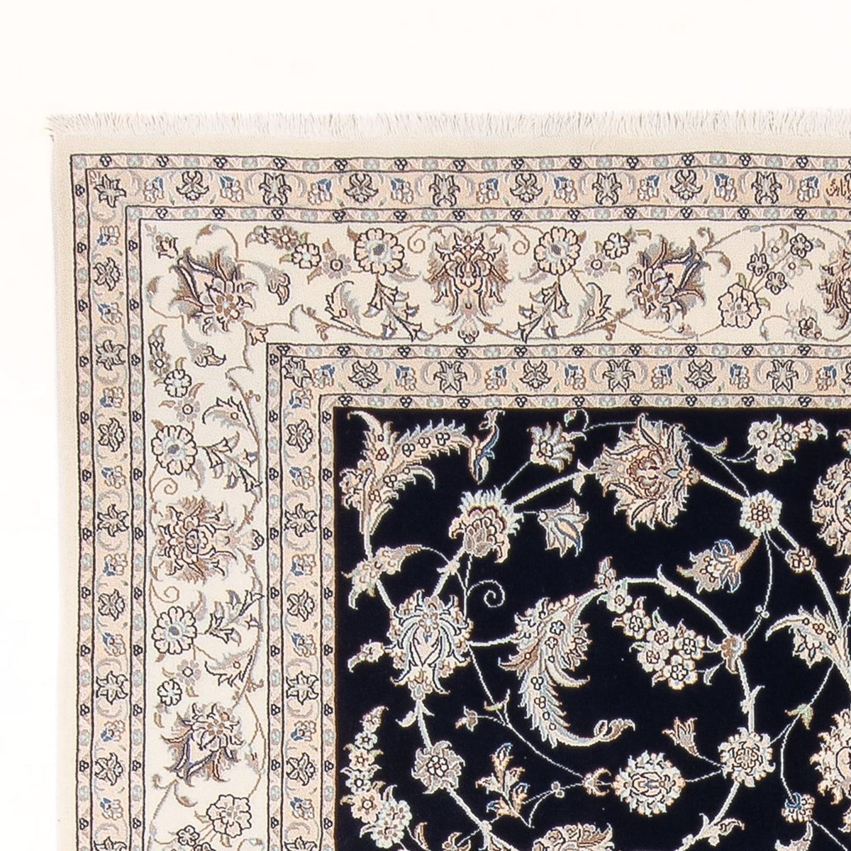 Perser Rug - Nain - 297 x 200 cm - dark blue