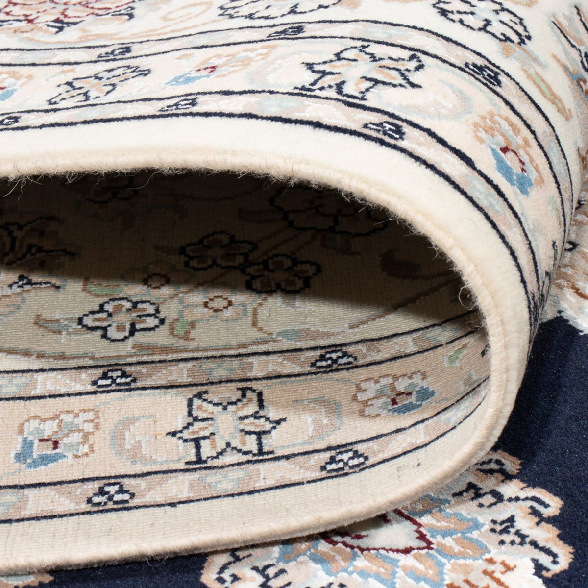 Perser Rug - Nain - 297 x 200 cm - dark blue