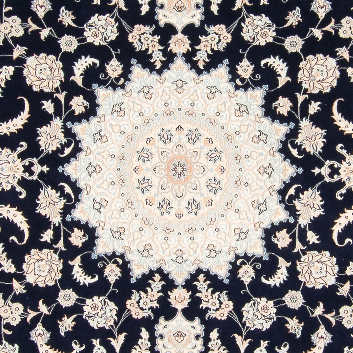 Perser Rug - Nain - 261 x 223 cm - dark blue