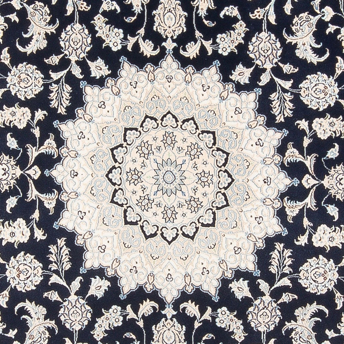 Perser Rug - Nain - 296 x 198 cm - dark blue