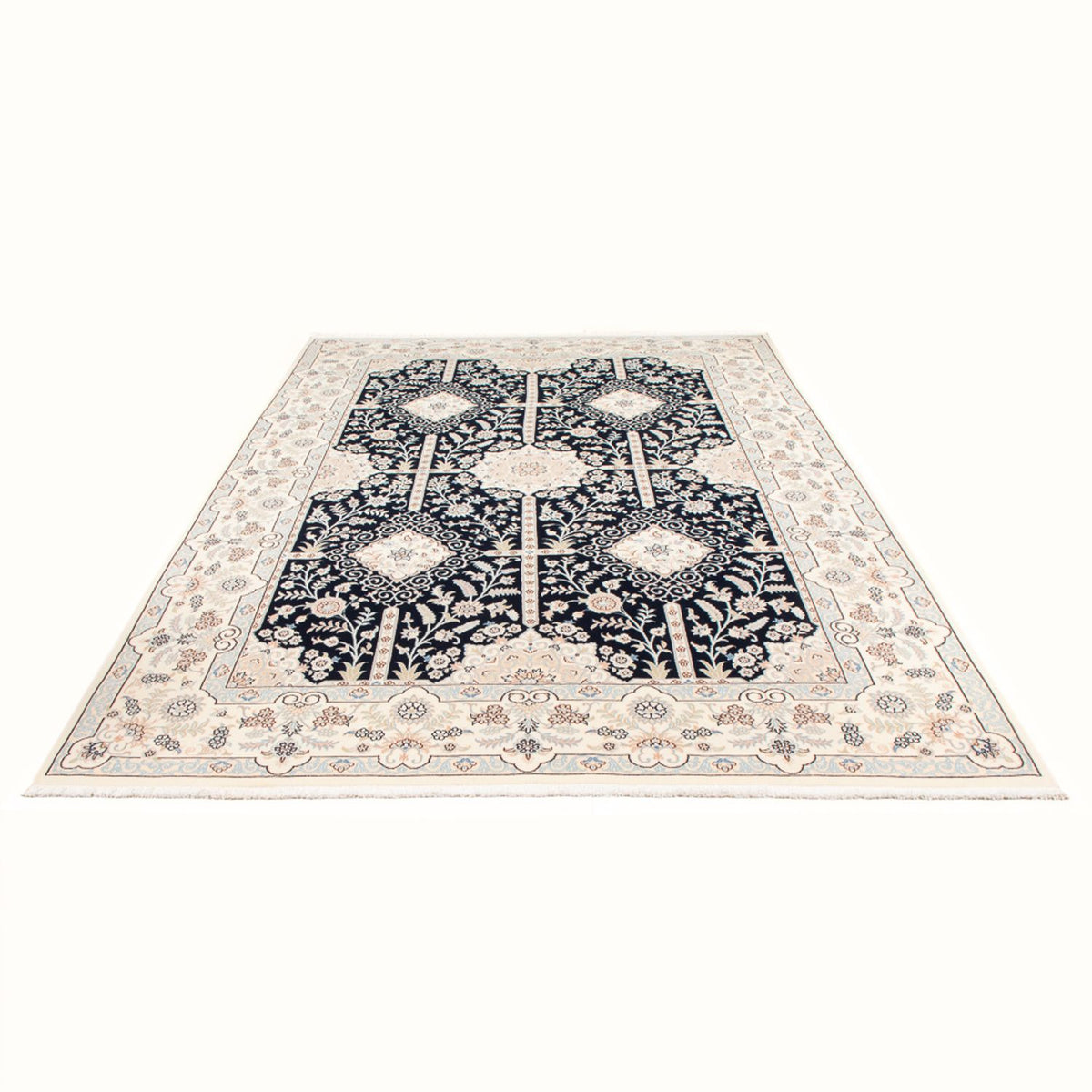 Perser Rug - Nain - Premium - 294 x 198 cm - dark blue