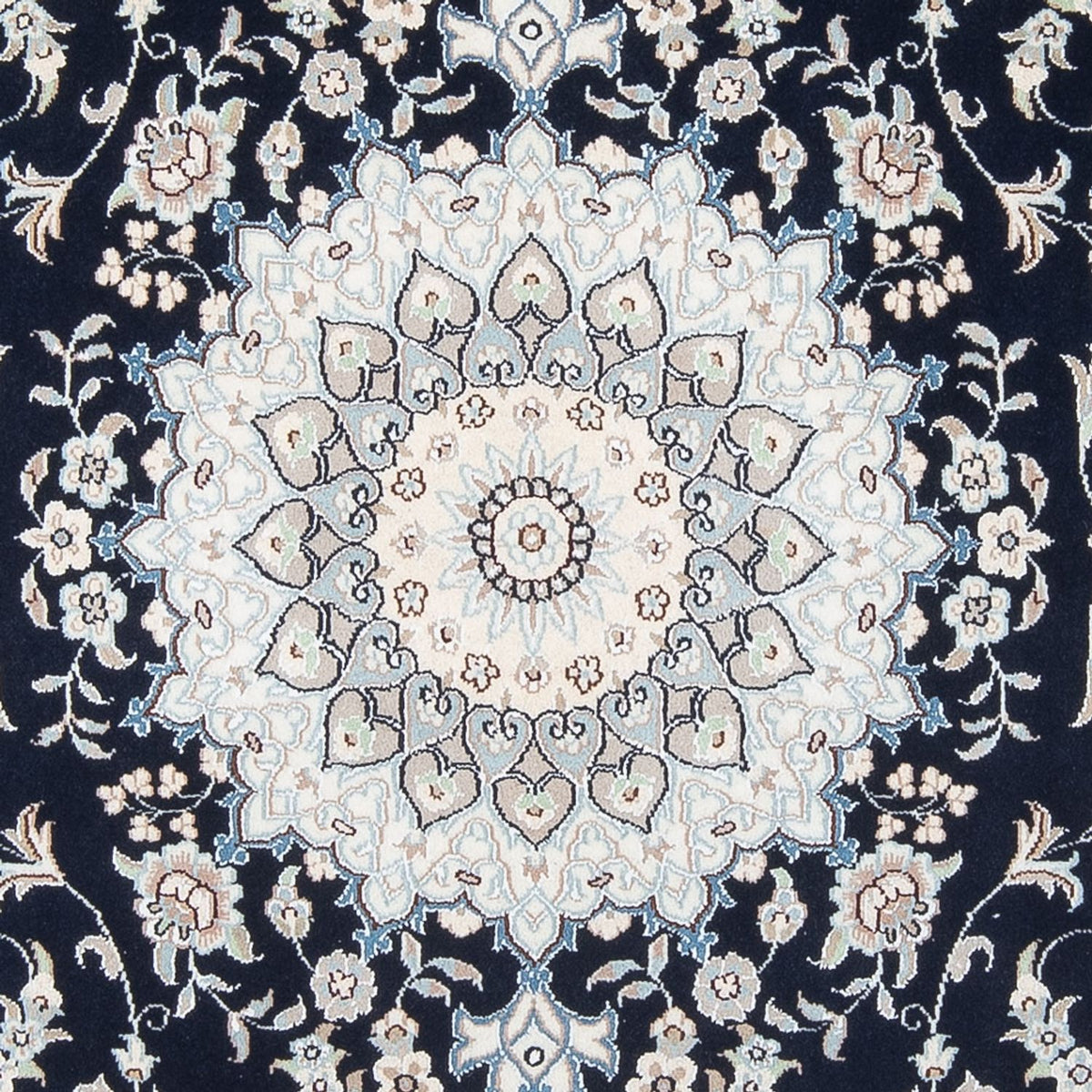 Perser Rug - Nain - Premium - 196 x 150 cm - dark blue