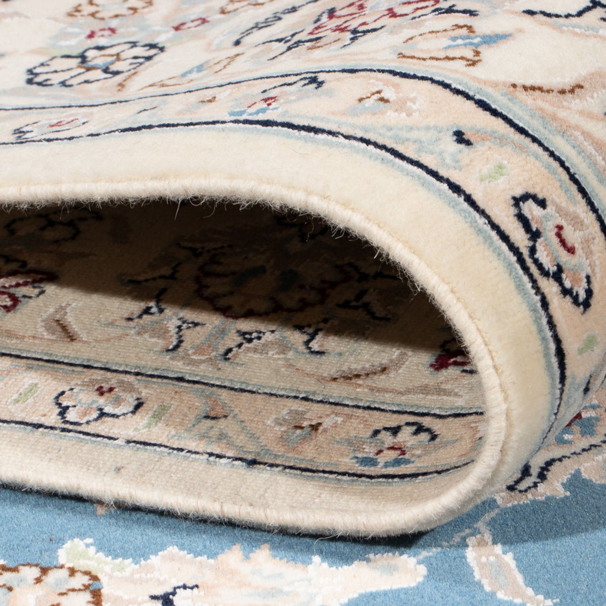 Perser Rug - Nain - Premium - 198 x 152 cm - blue