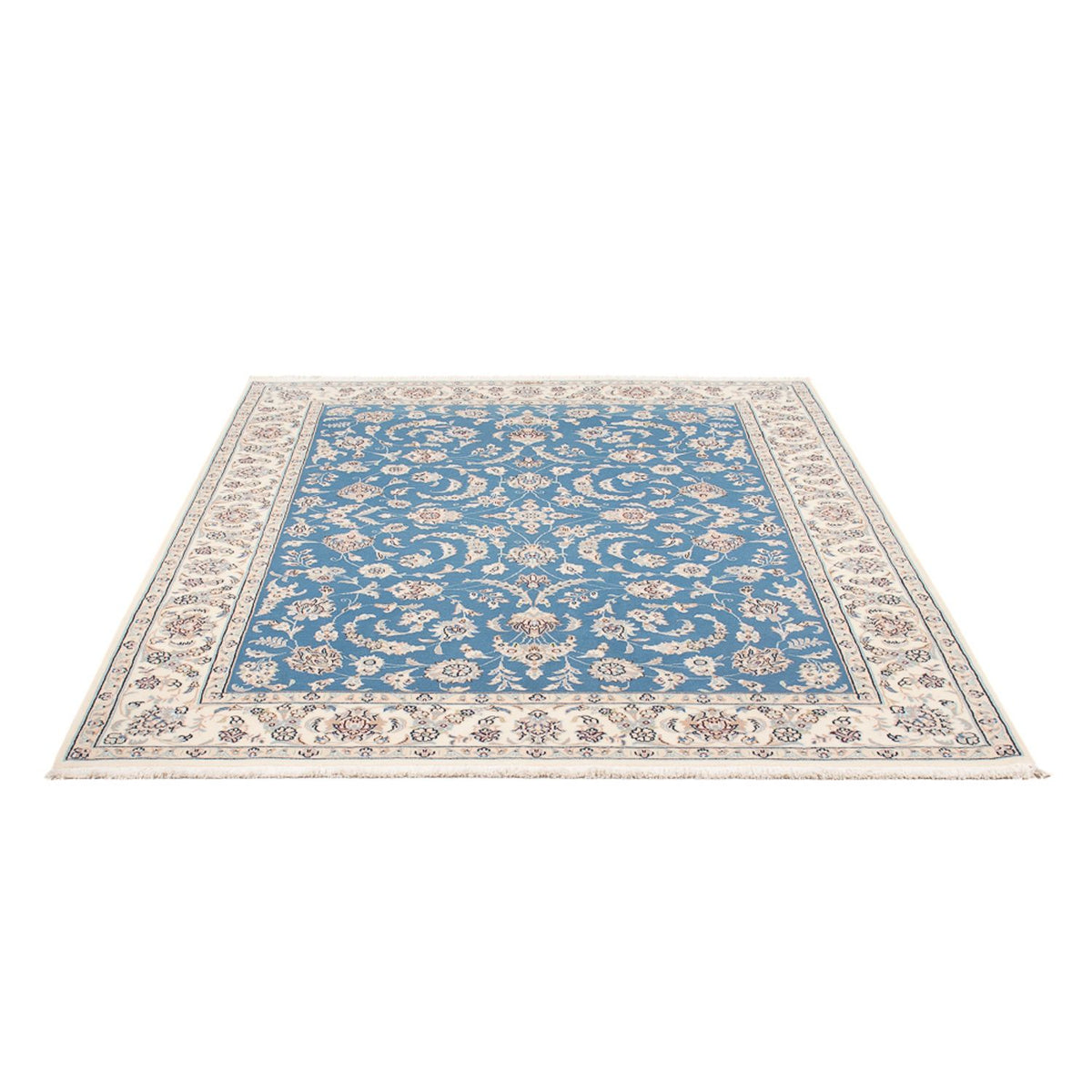 Perser Rug - Nain - Premium - 198 x 152 cm - blue