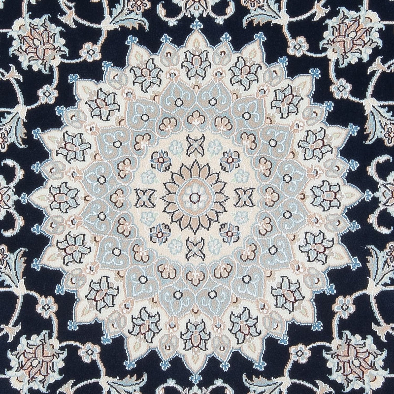 Perser Rug - Nain - Premium round  - 150 x 150 cm - dark blue