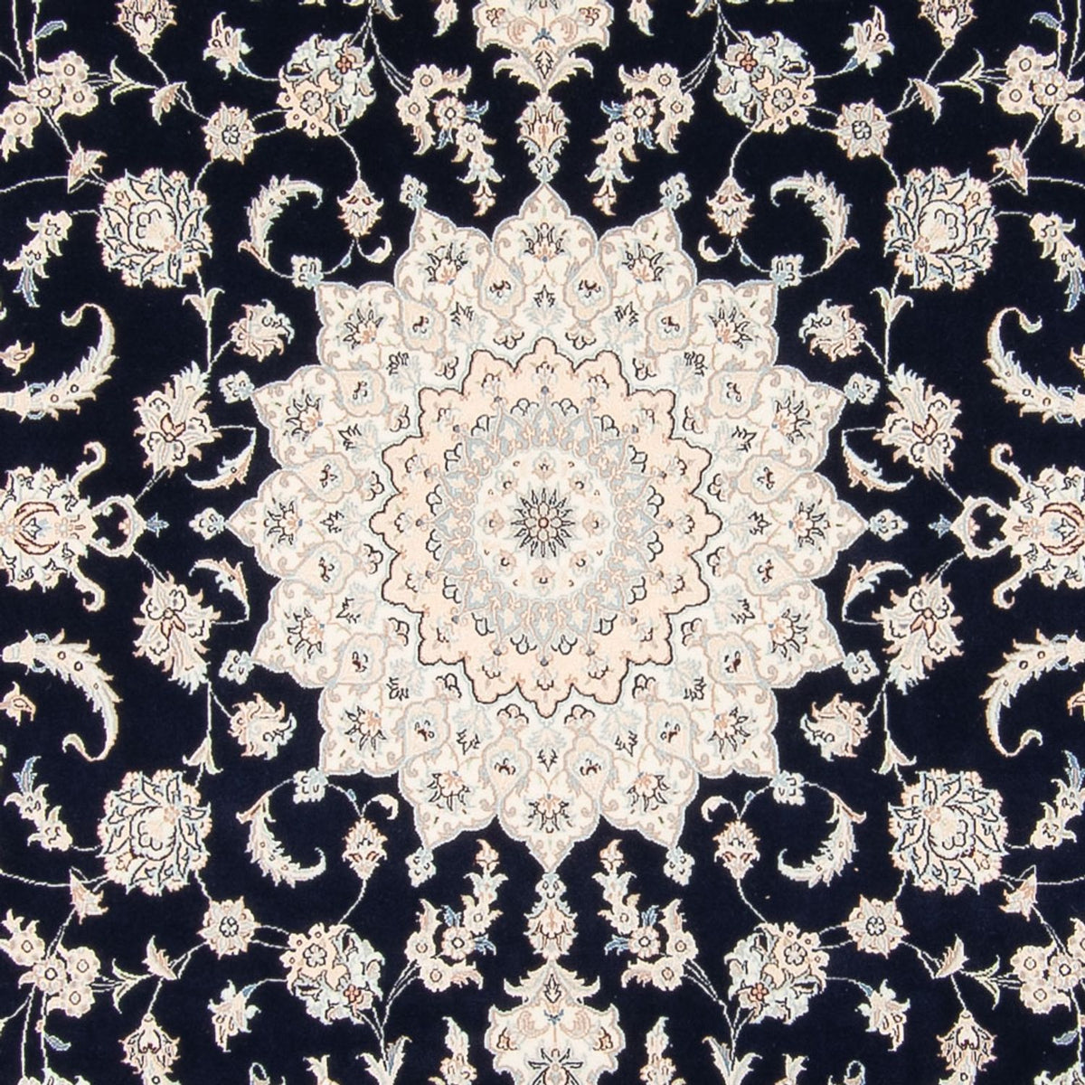 Perser Rug - Nain - 280 x 227 cm - dark blue