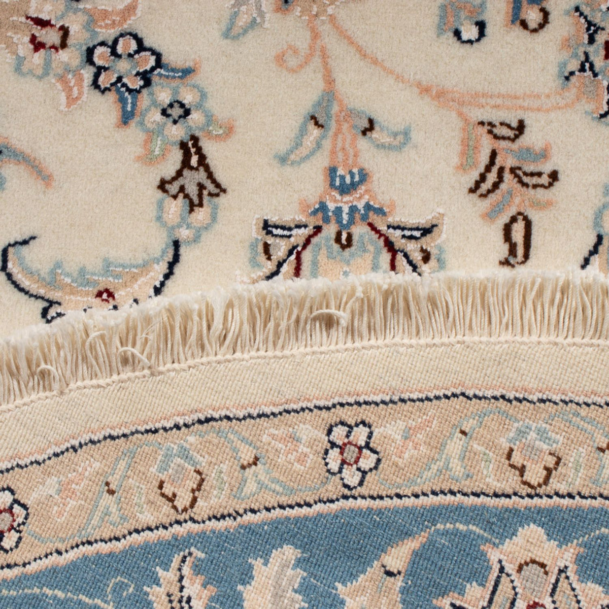 Perser Rug - Nain - Premium round  - 150 x 150 cm - cream