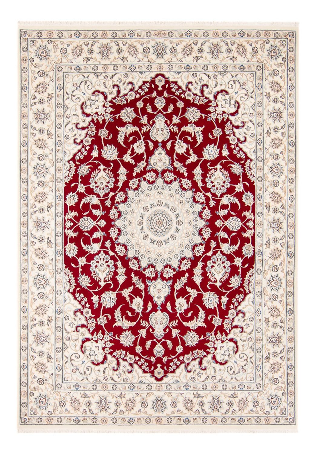Perser Rug - Nain - 242 x 168 cm - red