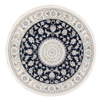 Perser Rug - Nain - Premium round  - 150 x 150 cm - dark blue