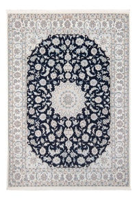 Perser Rug - Nain - Premium - 207 x 146 cm - dark blue