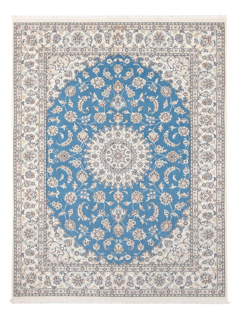 Perser Rug - Nain - Premium - 206 x 147 cm - blue