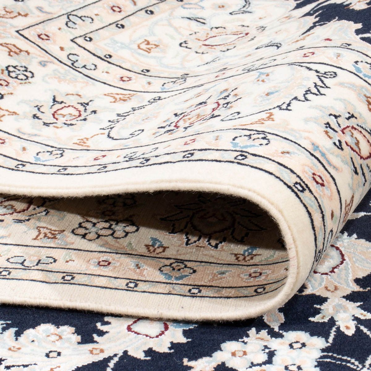 Perser Rug - Nain - Premium - 203 x 147 cm - dark blue