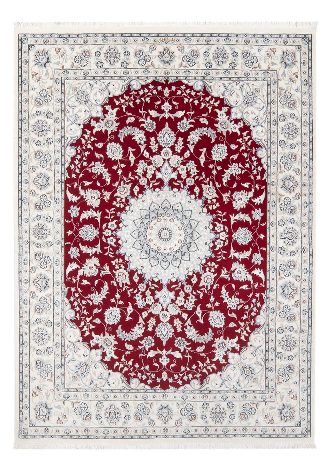 Perser Rug - Nain - Premium - 200 x 146 cm - red
