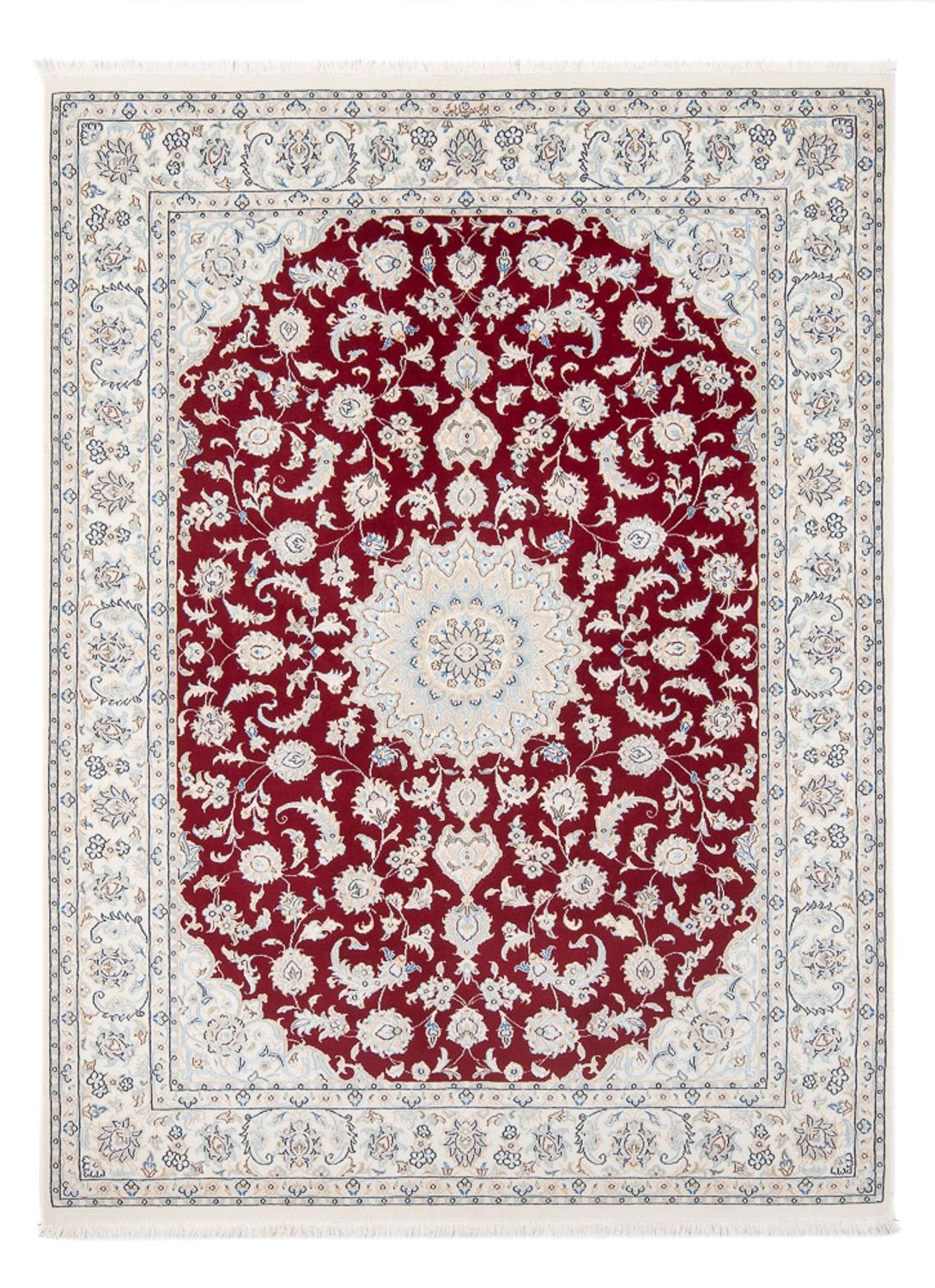 Perser Rug - Nain - Premium - 200 x 150 cm - red