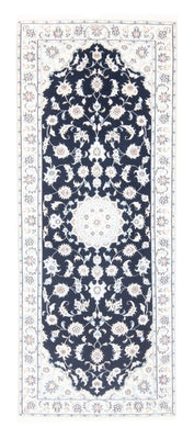 Runner Perser Rug - Nain - Royal - 197 x 81 cm - dark blue