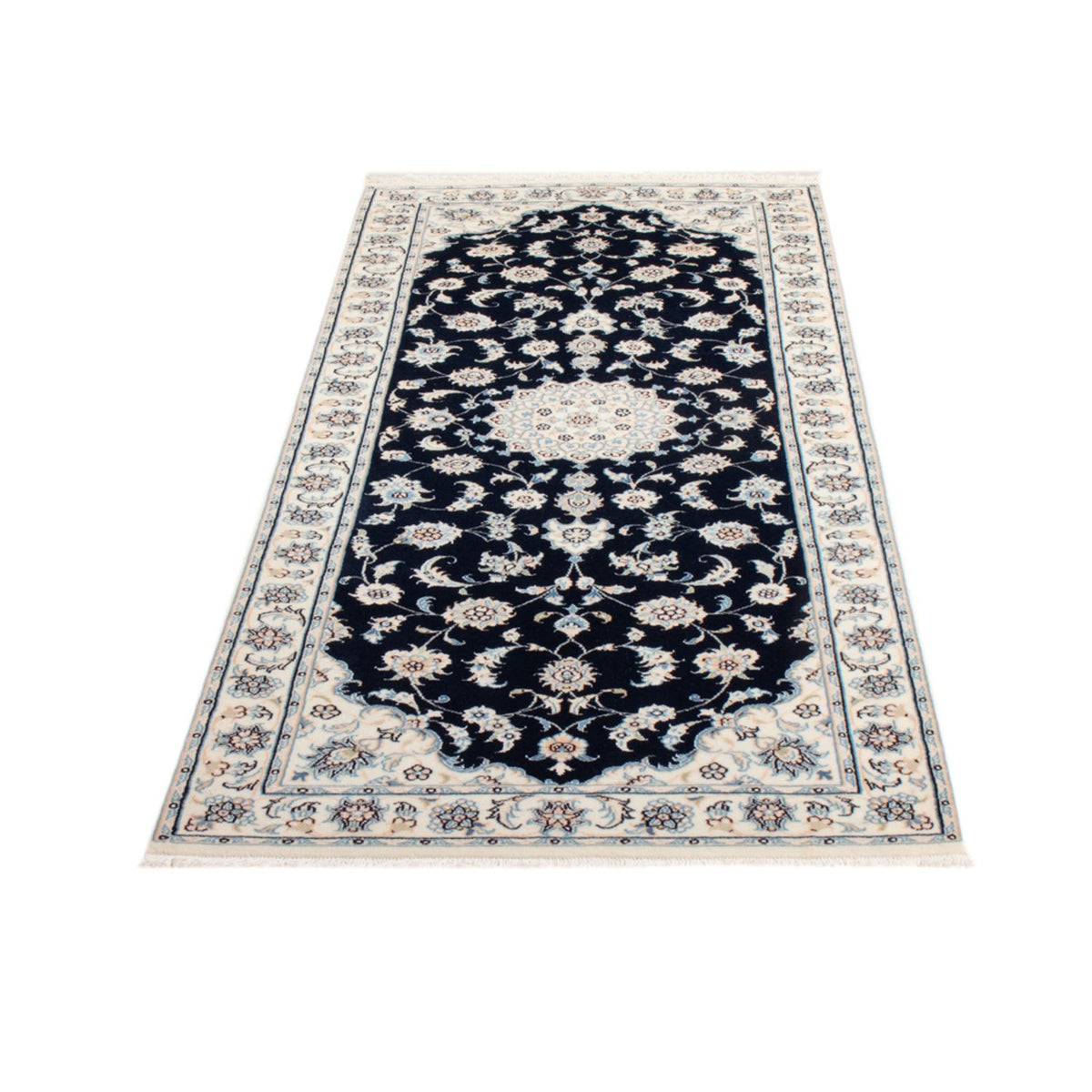 Runner Perser Rug - Nain - Royal - 197 x 81 cm - dark blue